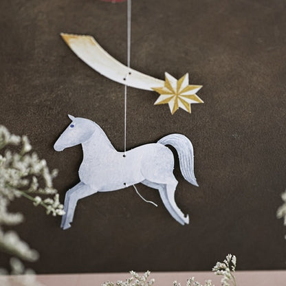 Cozyca - Art Mobile Greeting Card - Nishi Shuku - Shooting Star