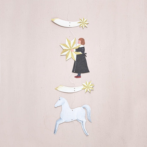 Cozyca - Art Mobile Greeting Card - Nishi Shuku - Shooting Star