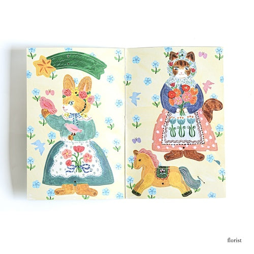 Cozyca - Art Mobile Greeting Card - Aiko Fukawa - Florist