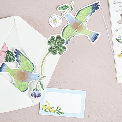 Cozyca - Art Mobile Greeting Card - Midori Asano - Botanical Season