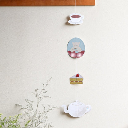 Cozyca - Art Mobile Greeting Card - Mariko Fukawa - Let's Have Tea