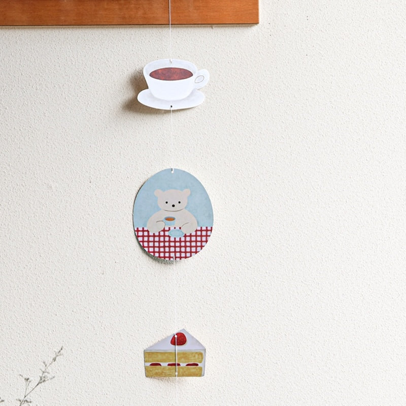 Cozyca - Art Mobile Greeting Card - Mariko Fukawa - Let's Have Tea