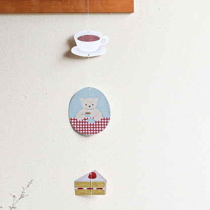 Cozyca - Art Mobile Greeting Card - Mariko Fukawa - Let's Have Tea