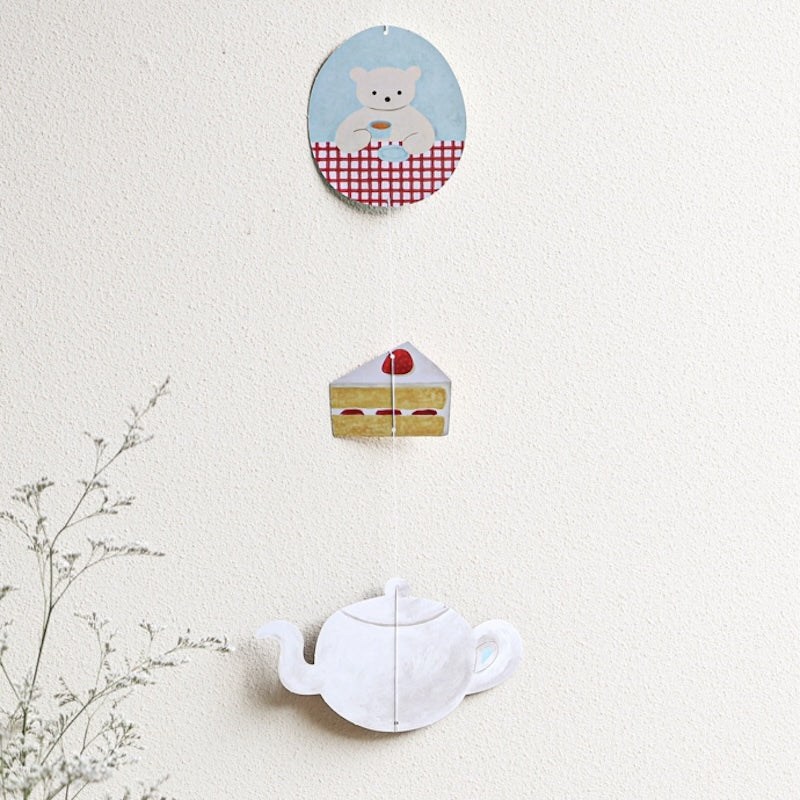Cozyca - Art Mobile Greeting Card - Mariko Fukawa - Let's Have Tea