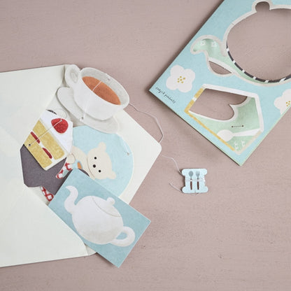 Cozyca - Art Mobile Greeting Card - Mariko Fukawa - Let's Have Tea