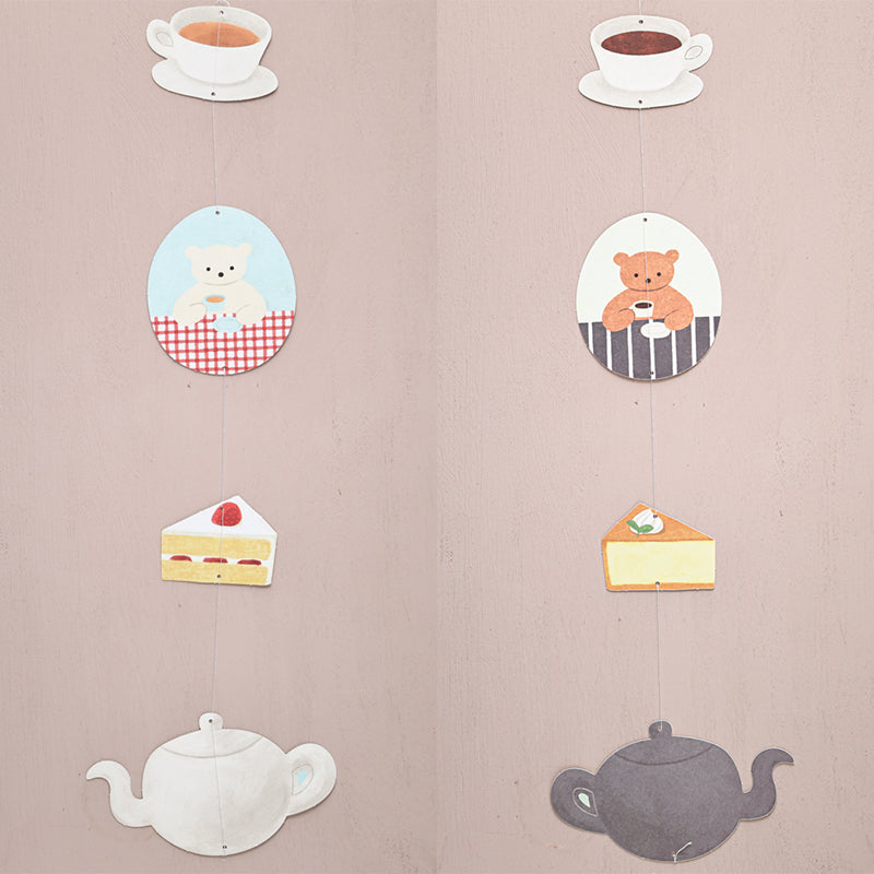 Cozyca - Art Mobile Greeting Card - Mariko Fukawa - Let's Have Tea