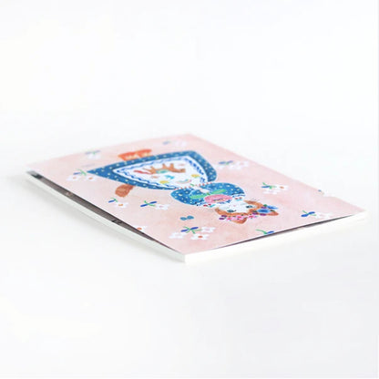 Cozyca Please have a Flower Notebook - A5 5mm Grid