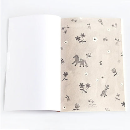 Cozyca Please have a Flower Notebook - A5 5mm Grid