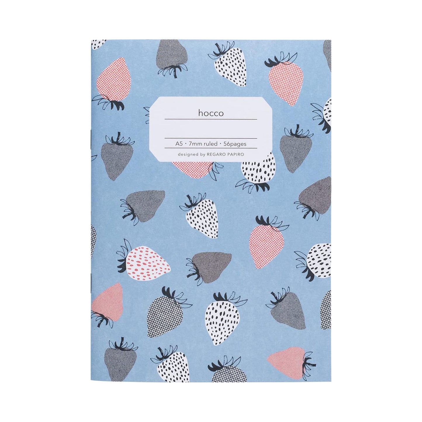 Hocco Notebook - A5 - Strawberries