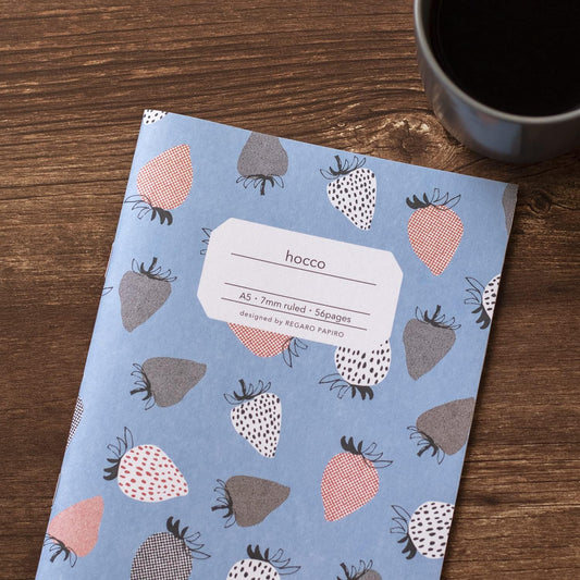 Hocco Notebook - A5 - Strawberries