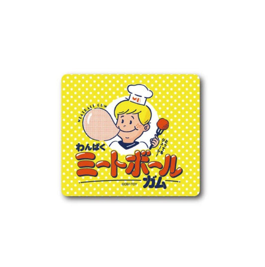 OB1TOY x General Sticker Co Ltd. - Retro Shopping Street Sticker - Meatball Gum