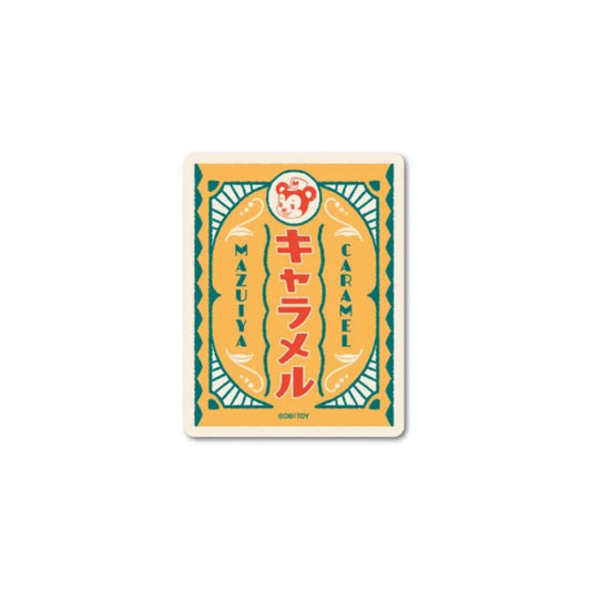 OB1TOY x General Sticker Co Ltd. - Retro Shopping Street Mini Sticker - Mazuiya Caramel