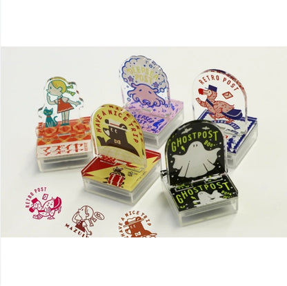 Sanby x OB1 - Retro Post Stamp - Have a Nice Trip!