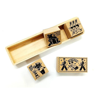 OB1TOY x Sanby - Rubber Stamp Set with Tray - Volume 1