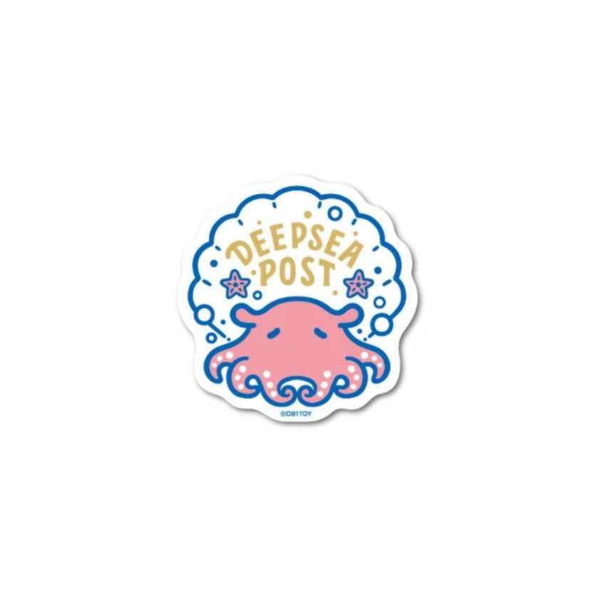 OB1TOY x General Sticker Co Ltd. - Retro Shopping Street Mini Sticker - Deep Sea Post