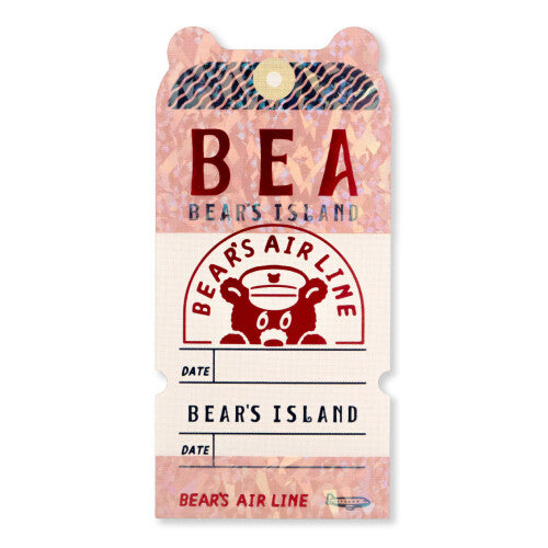 Rokkaku x OB1 - Retro Sticker - Bear's Island Ticket