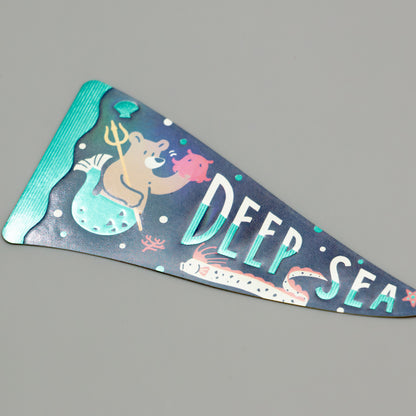 Rokkaku x OB1 - Retro Sticker - Deep Sea