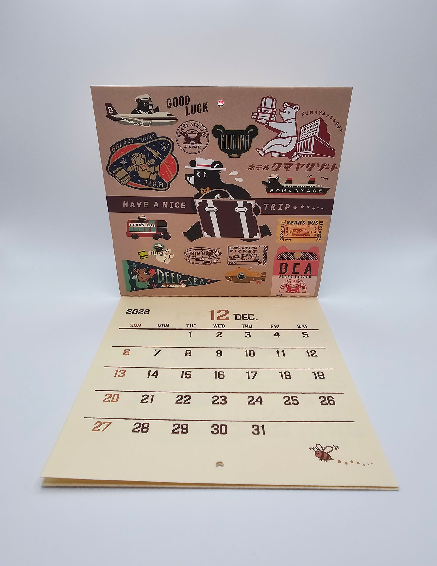 OB1 - 2026 Calendar - Retro Post