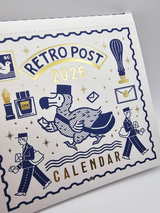 OB1 - 2026 Calendar - Retro Post