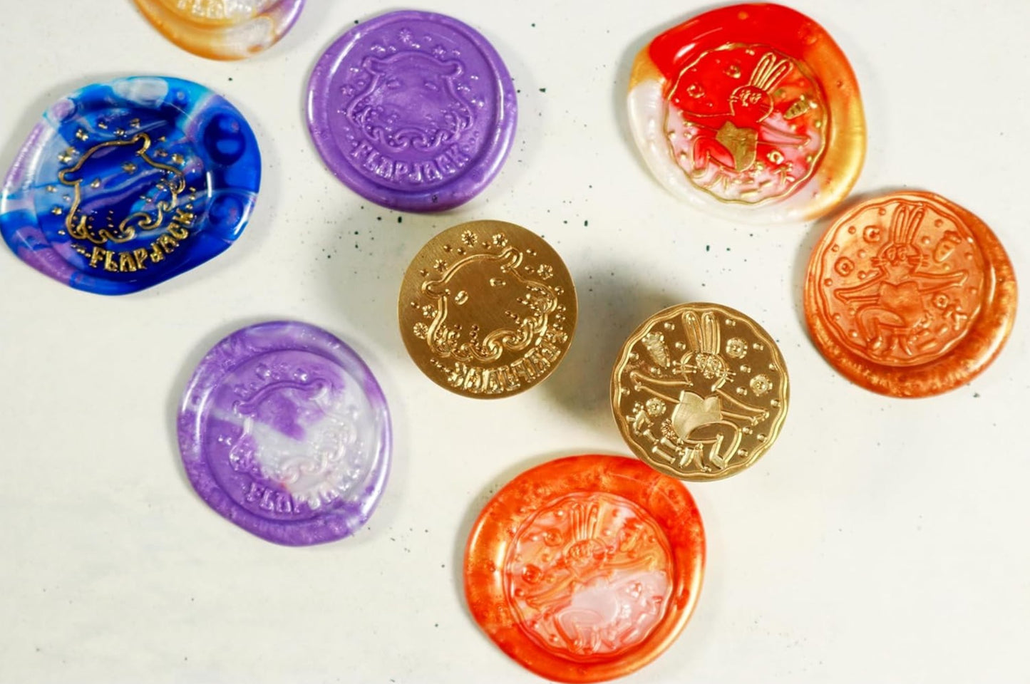 OB1TOY x Sanby - Wax Seal Stamp Head - Deep Sea Post