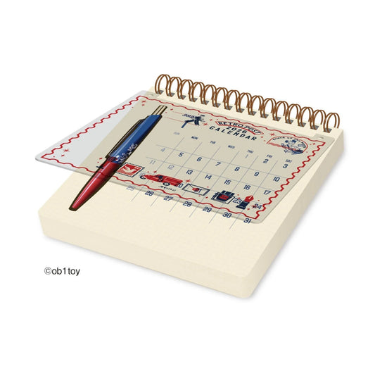 OB1TOY - 2026 Calendar - Scribble Calendar With Pen