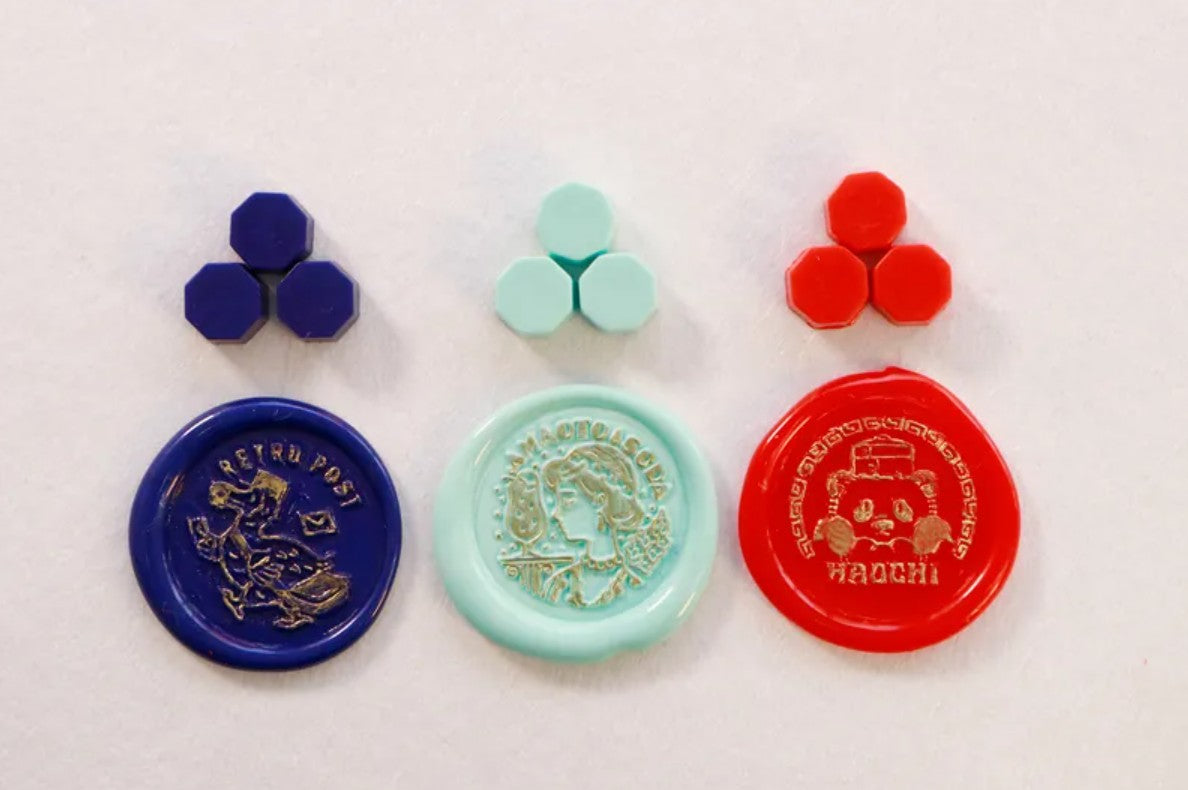 OB1TOY x Sanby - Wax Seal Stamp Set - Amaoto Soda (Rain Sound Soda)
