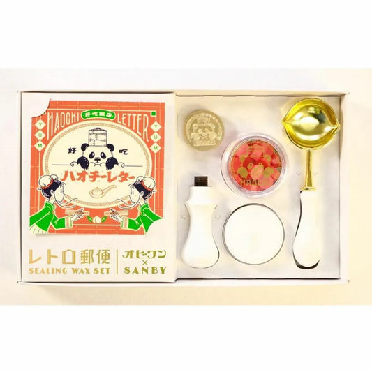 OB1TOY x Sanby - Wax Seal Stamp Set - Haochi Panda