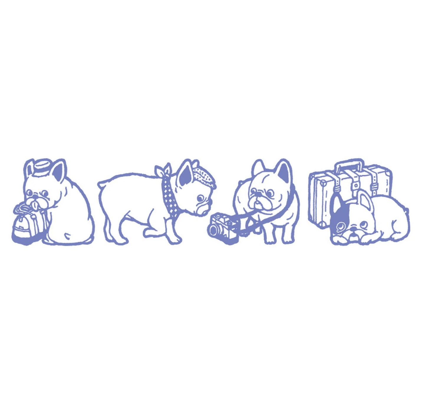 PLUS Mini Deco Roller Stamp - Dogs