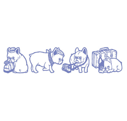 PLUS Mini Deco Roller Stamp - Dogs