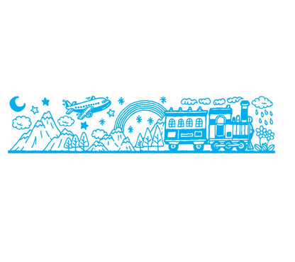 PLUS Mini Deco Roller Stamp - Travel