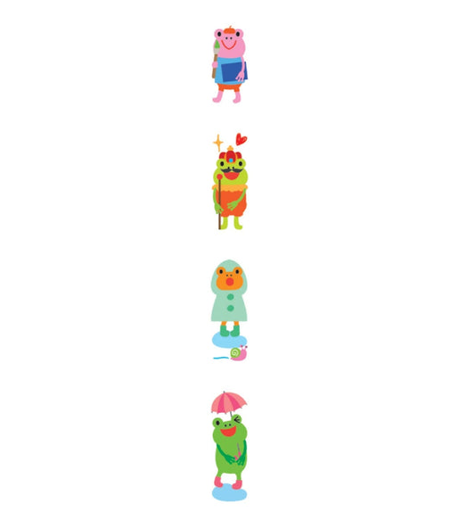 PLUS Deco Tape - Frogs