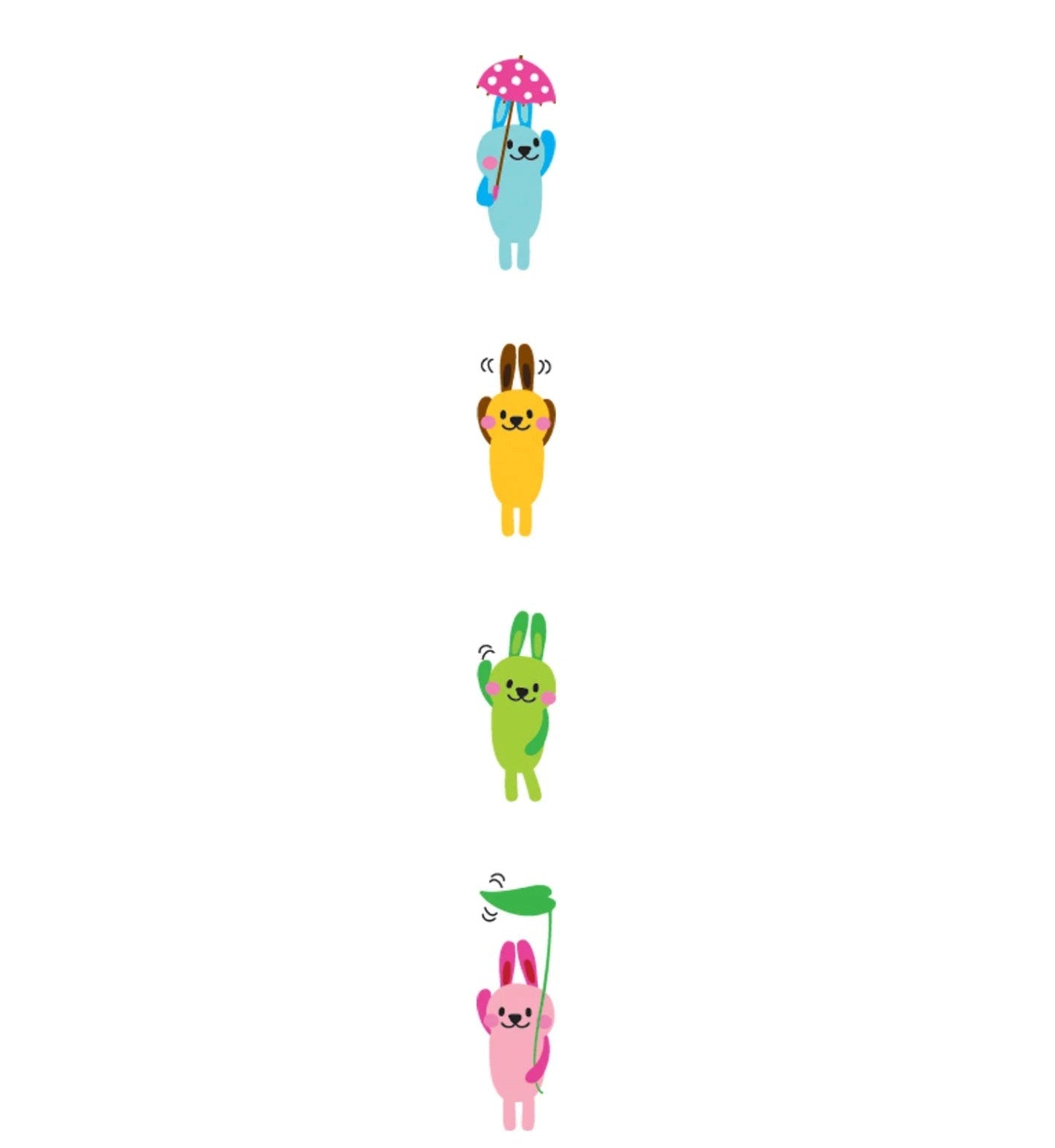 PLUS Deco Tape - Rabbits