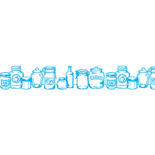 PLUS Mini Deco Roller Stamp - Jars