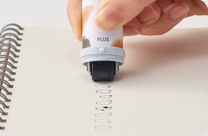 PLUS Deco Roller Stamp - Limited Edition Neko Roll - Cat back
