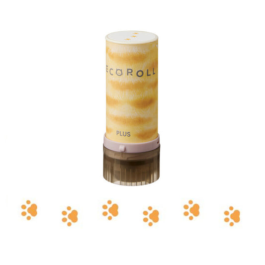 PLUS Deco Roller Stamp - Limited Edition Neko Roll - Footprints