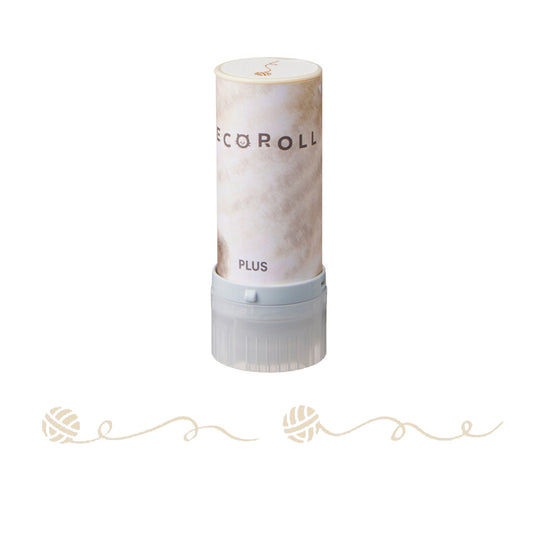 PLUS Deco Roller Stamp - Limited Edition Neko Roll - Yarn