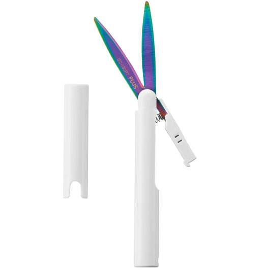 PLUS Twiggy Curved Blade Scissors - Limited Edition Titanium White
