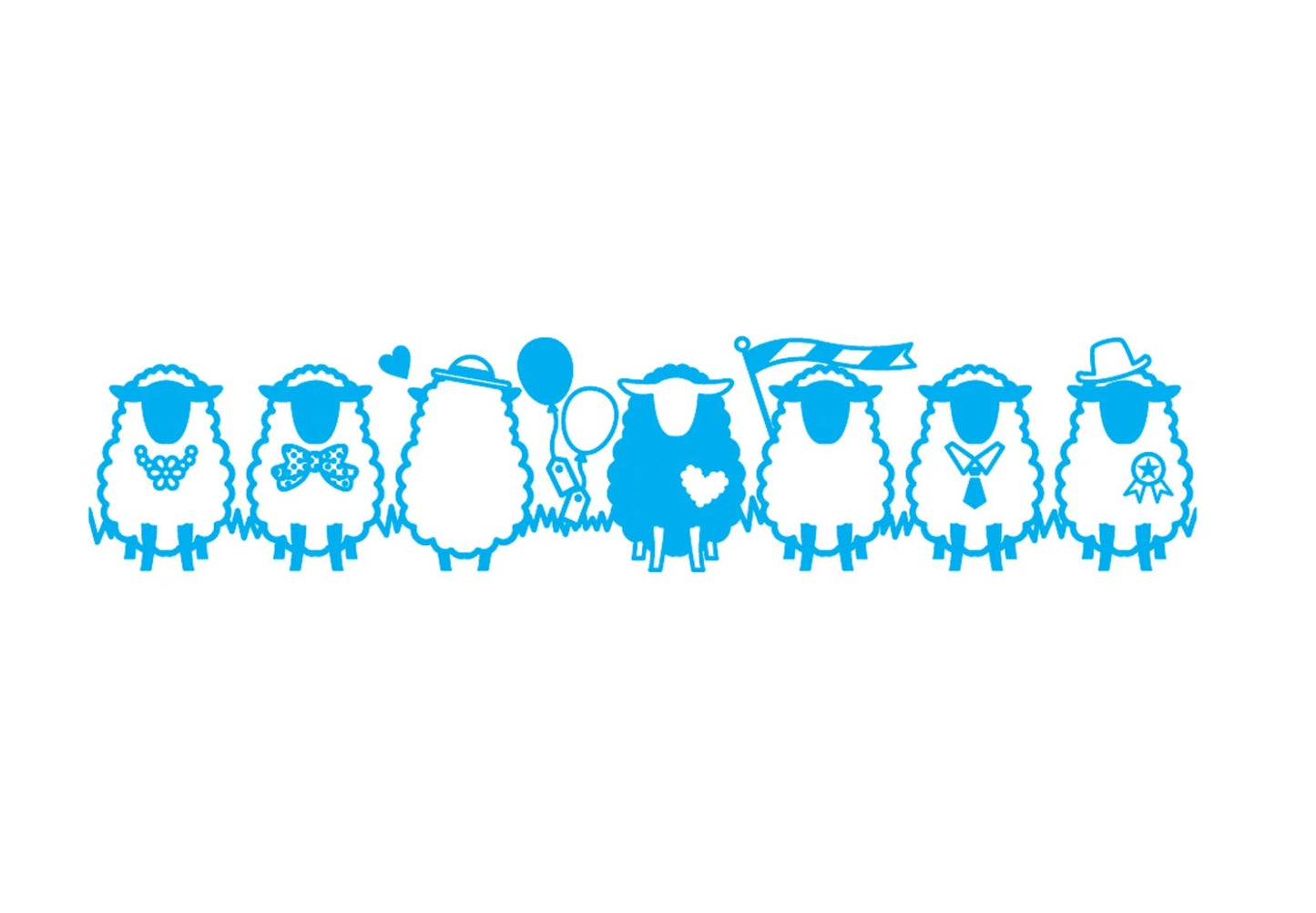 PLUS Mini Deco Roller Stamp - Sheep