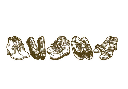 PLUS Mini Deco Roller Stamp - Shoes