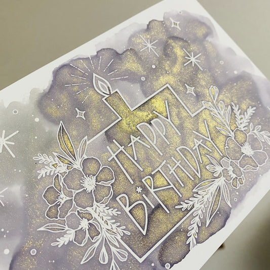 Nouto Nuritakurie - Ink Play Postcard Set - Happy Birthday