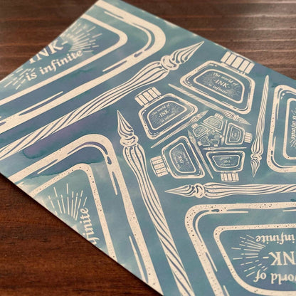 Nouto Nuritakurie - Ink Play Postcard Set - Horirium Ink Bottles