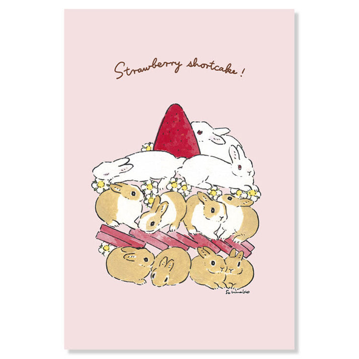 Active Corporation - Schinako Moriyama - Postcard - Strawberry Shortca ...
