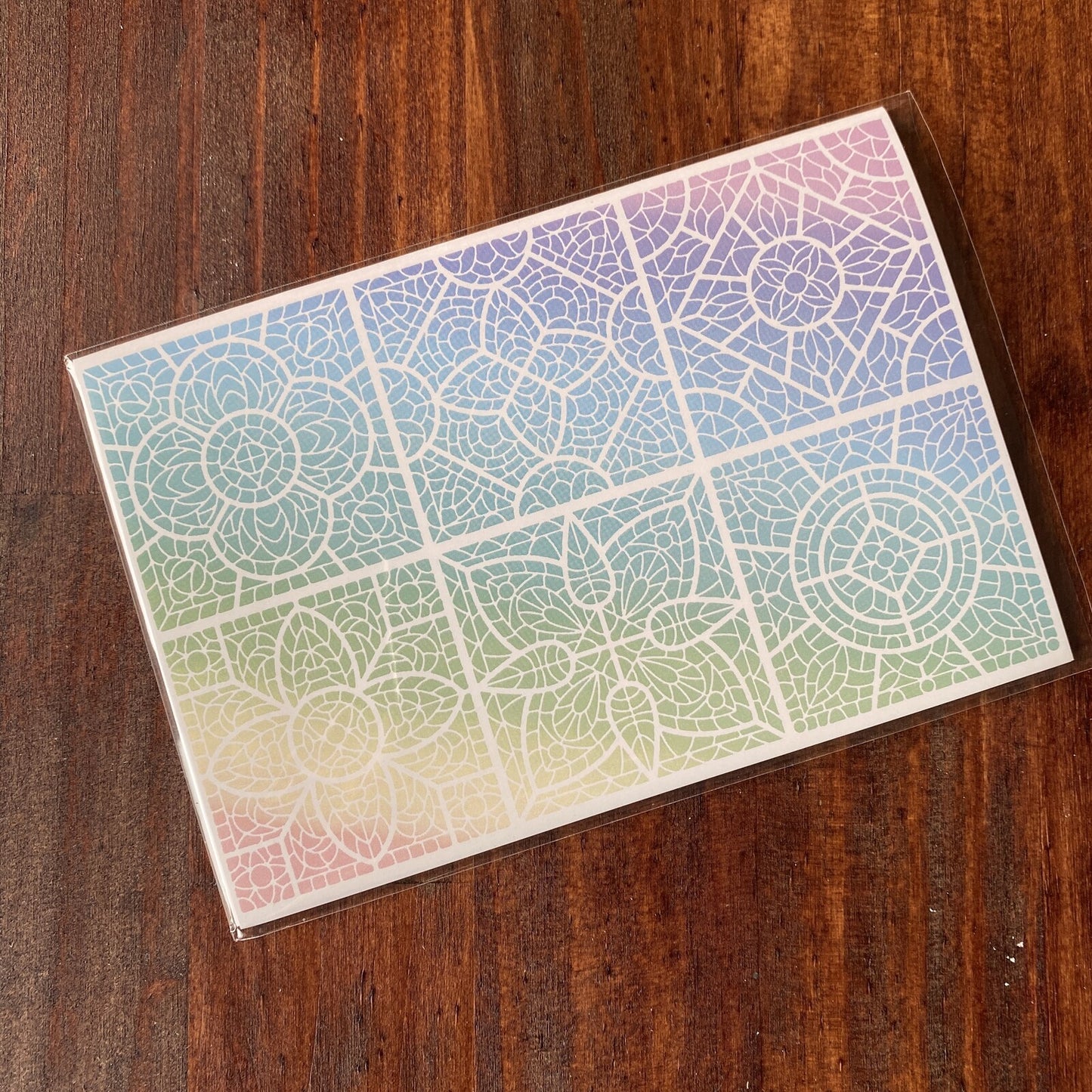 Nouto Nuritakurie - Ink Play Postcard Set - Stained Glass