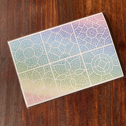 Nouto Nuritakurie - Ink Play Postcard Set - Stained Glass