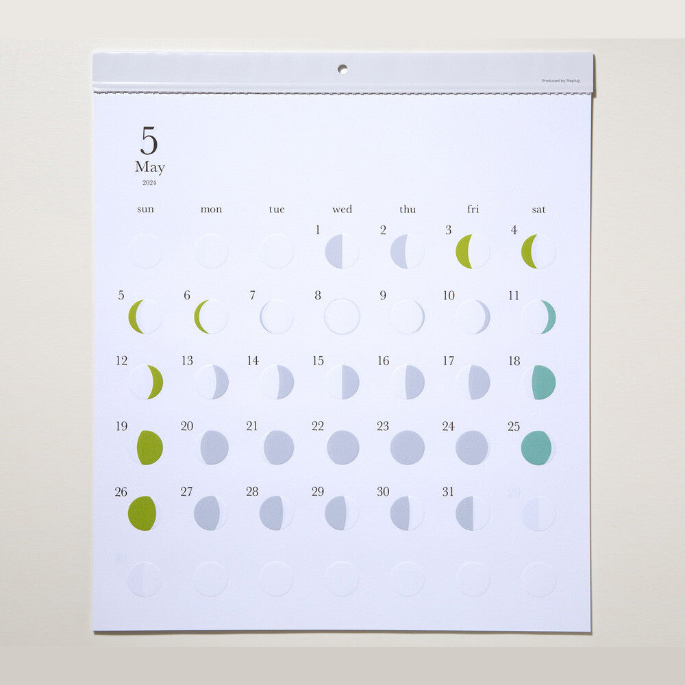 Replug 2025 Michiru Moon Calendar - Colorful Edition