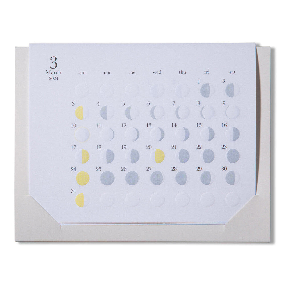 Replug 2026 Michiru Moon Calendar - Mini Desk Calendar
