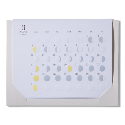 Replug 2026 Michiru Moon Calendar - Mini Desk Calendar