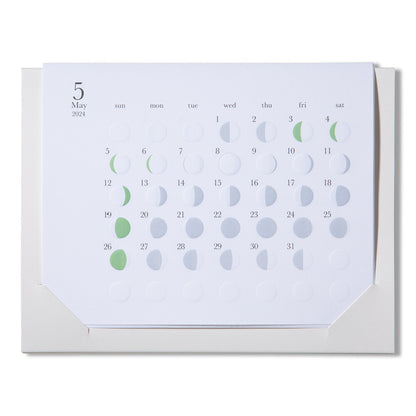 Replug 2026 Michiru Moon Calendar - Mini Desk Calendar