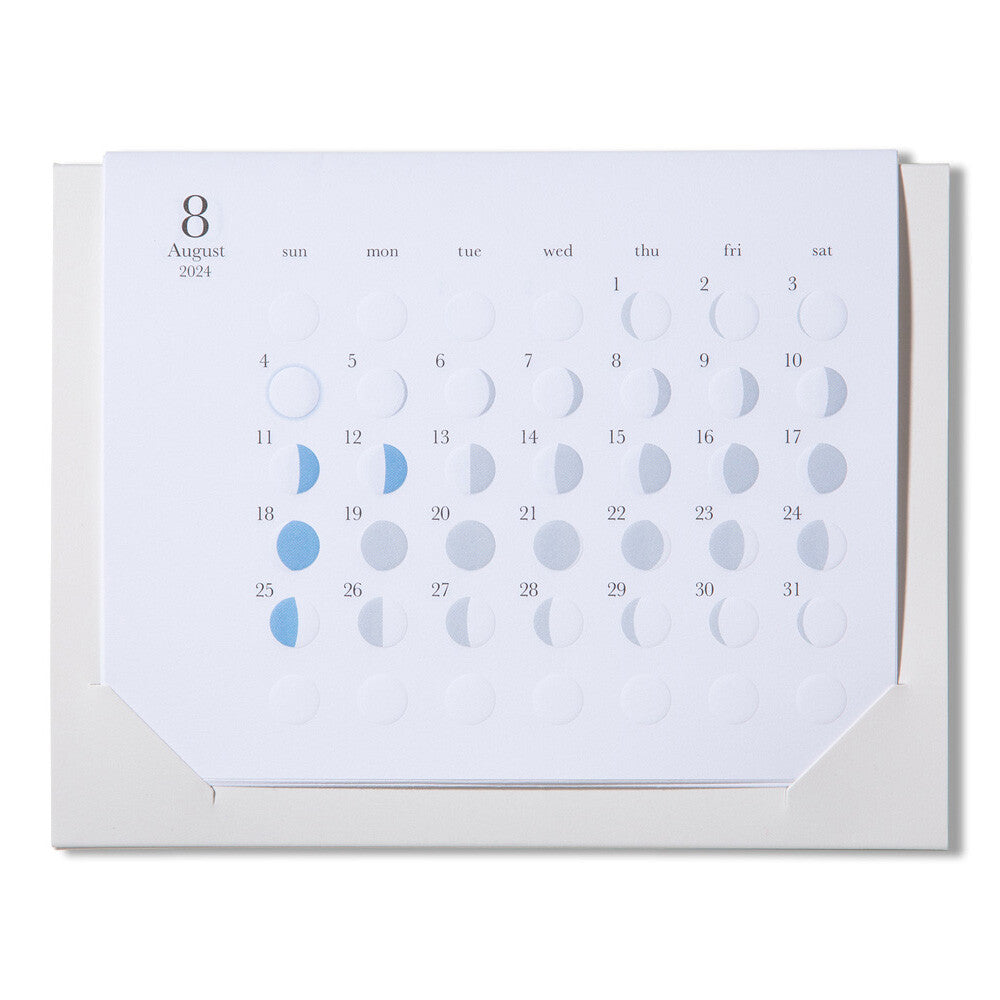 Replug 2026 Michiru Moon Calendar - Mini Desk Calendar