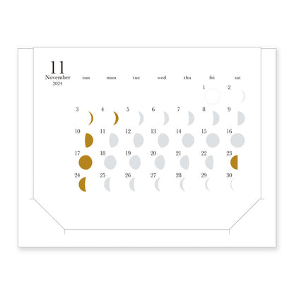Replug 2026 Michiru Moon Calendar - Mini Desk Calendar